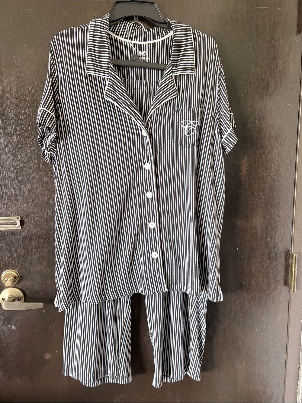 Chaps women’s pinstripe pajamas set size 2X